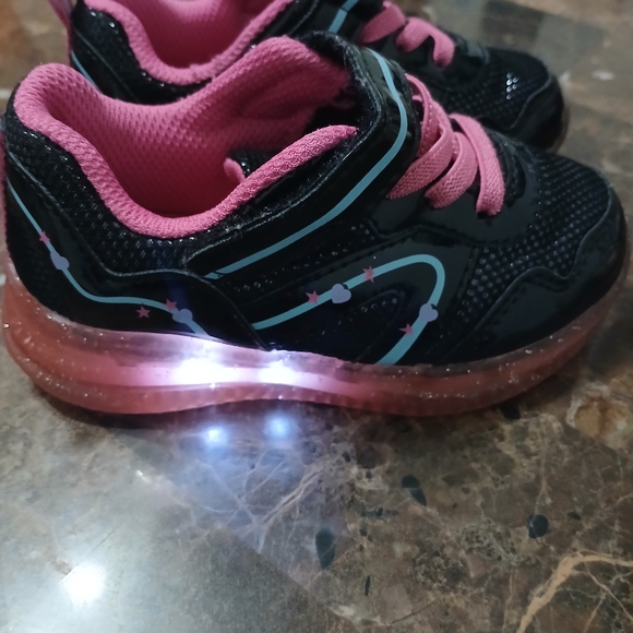 Kids Black and Pink Shoes - Picture 4 of 4